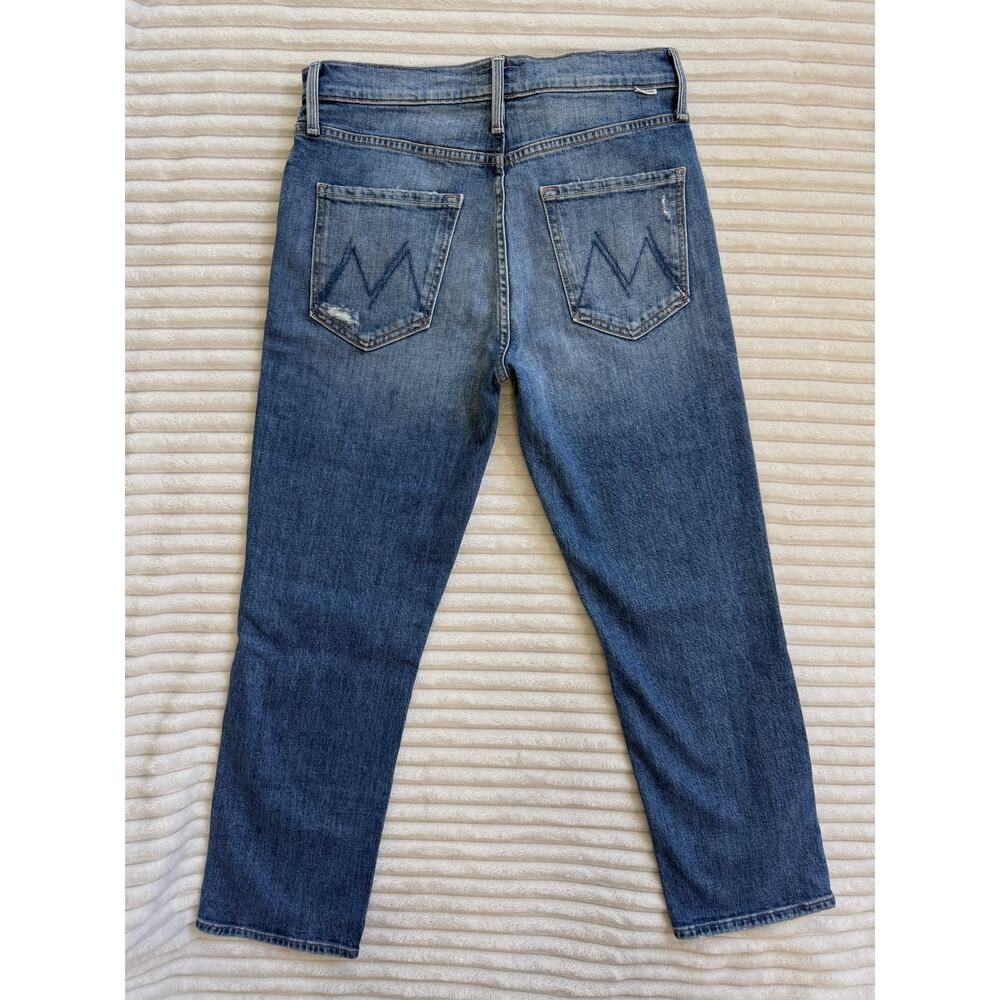 Mother The Pixie Tomcat Crop size 28 Not Cut & Pasted Ankle Jeans - Picture 9 of 15